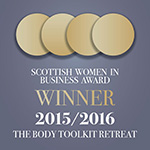 2015 Scottish Women in Business awards winner